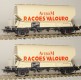 782110 Sudexpress Set of 2 grain transport hopper cars "AVIBOM"